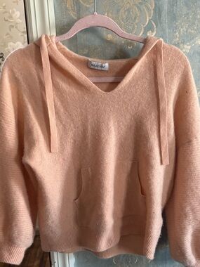 Naadam cashmere  Knit Hooded Pullover Sweater